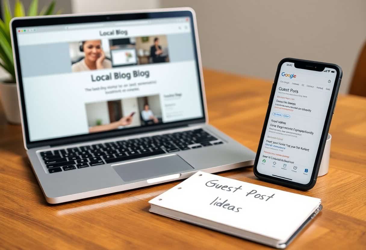 Do guest posts on local blogs help local SEO by improving rankings, building authority, and boosting visibility.