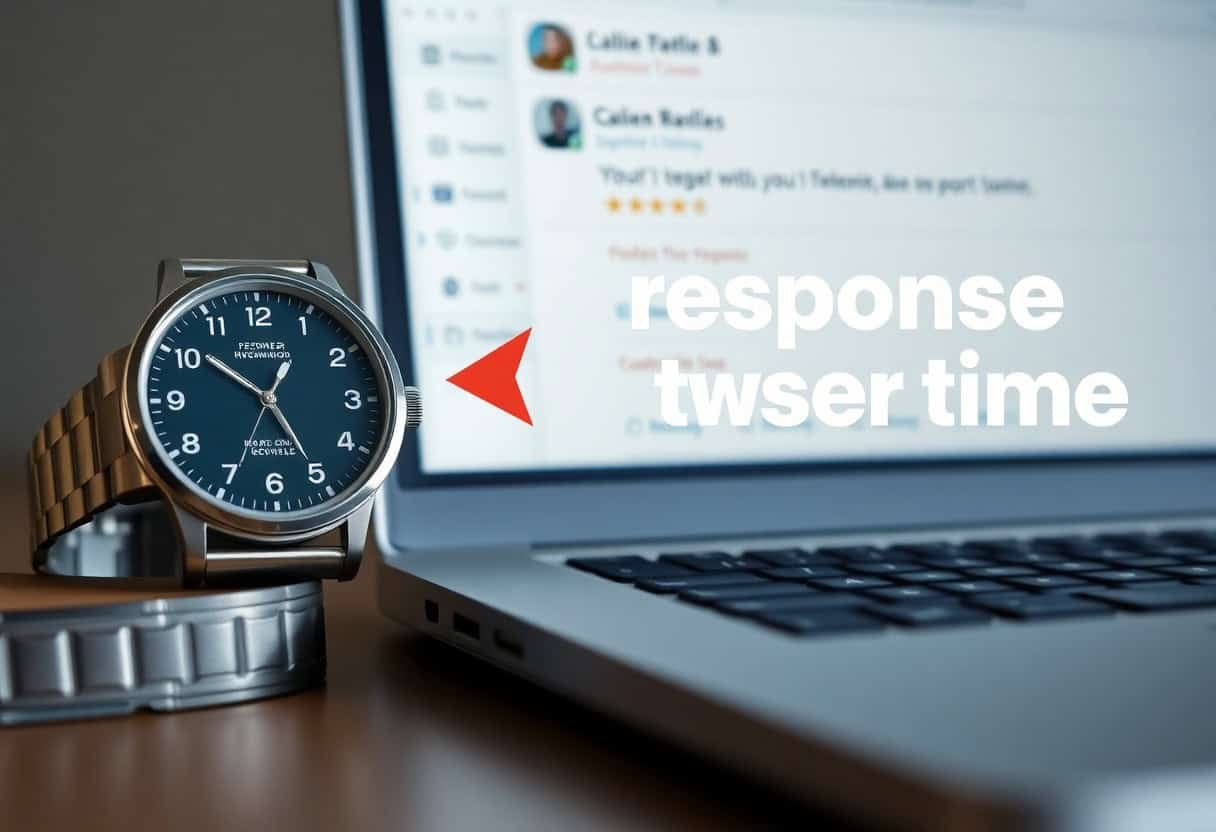 Responsive customer service with efficient response and reply times using modern communication tools.