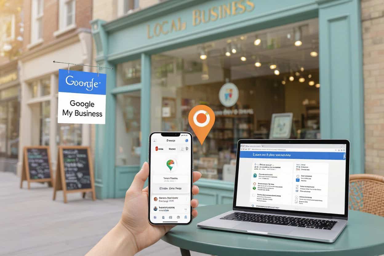 Local seo AI search optimization for small businesses, enhancing local visibility with AI-driven search strategies and local SEO techniques, digital marketing for local brands, improving local search rankings with AI.