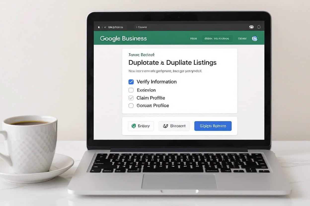 Handling duplicate Google Business Profiles to fix local SEO issues, improve Google Maps rankings, and strengthen online visibility with Droved.