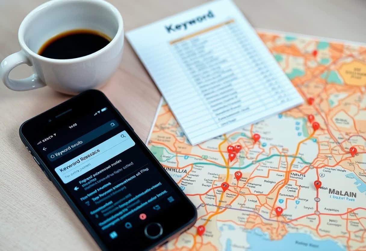 Identify the best keywords to attract local customers and boost your business’s local SEO visibility.