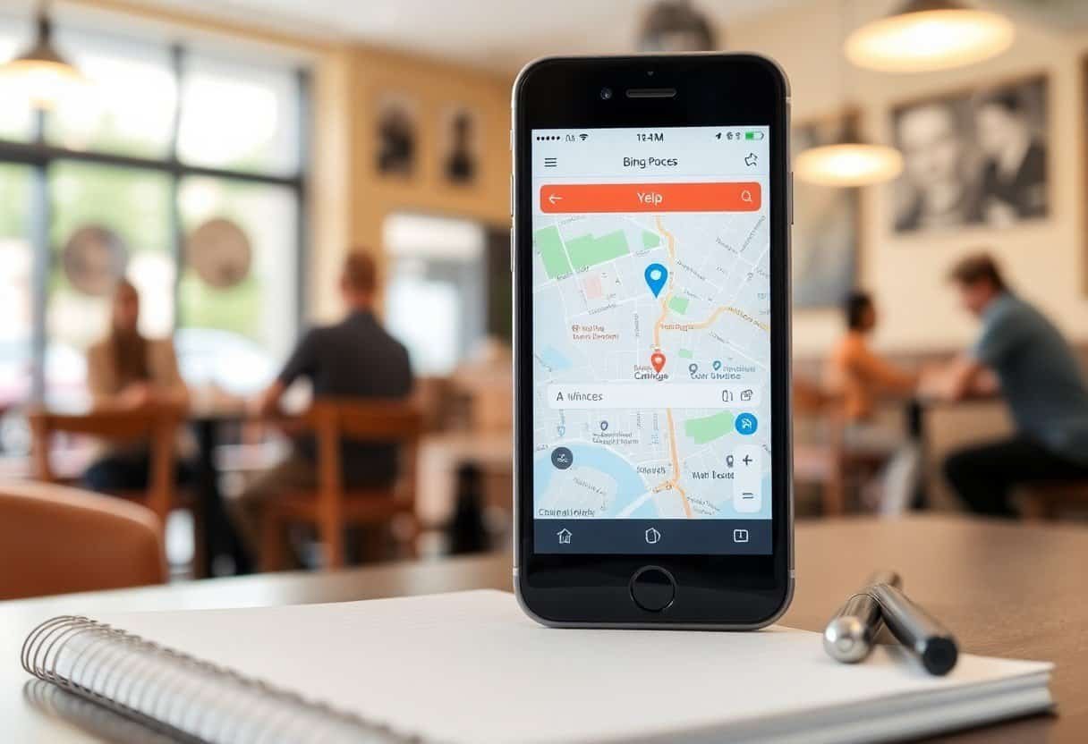 Adding business listings on Yelp, Bing, and Apple Maps to boost local SEO, improve search rankings, and increase AI search visibility with Droved.