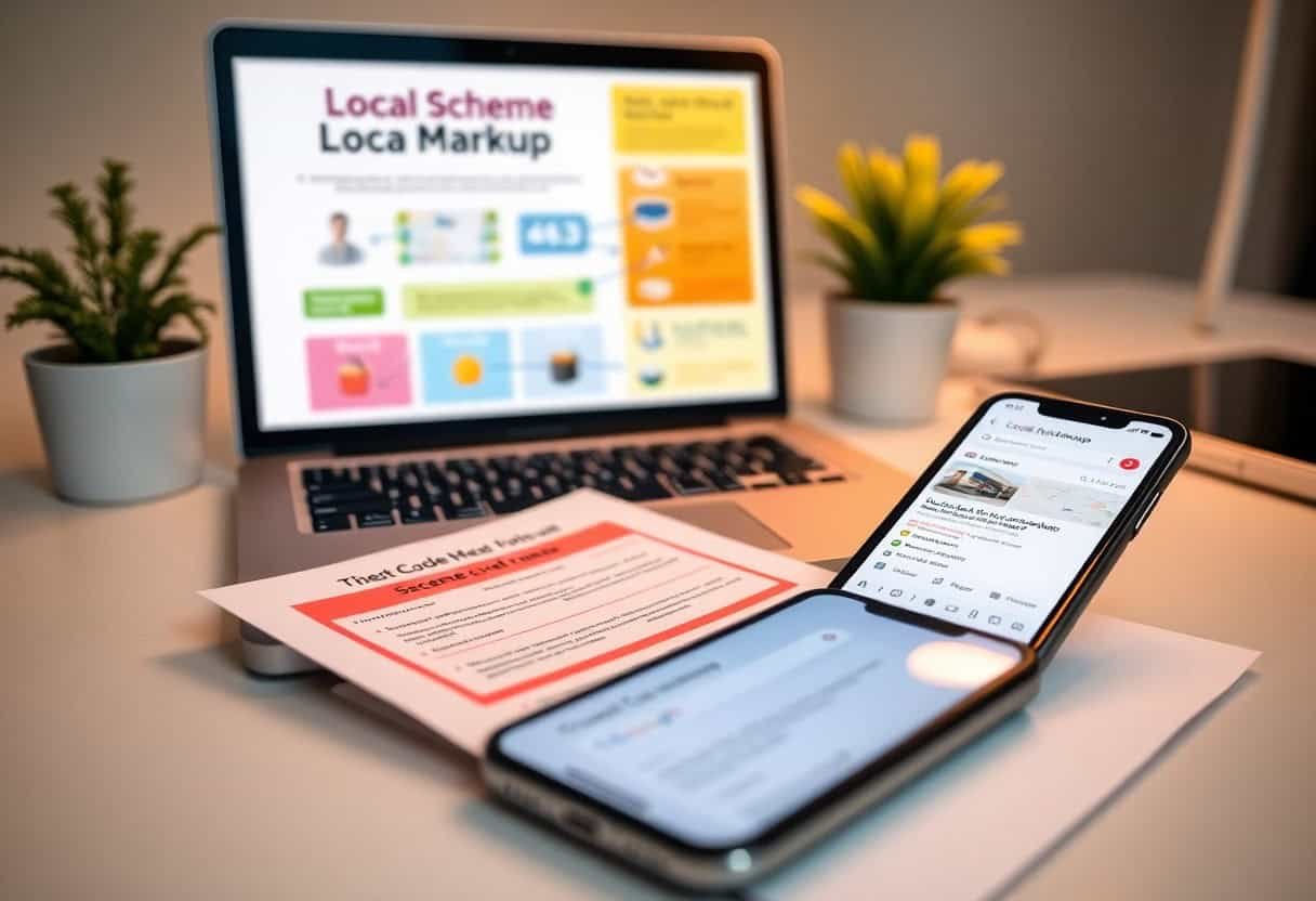 Local schema markup setup by Droved to clarify business details, strengthen local SEO, and improve AI search engine visibility.