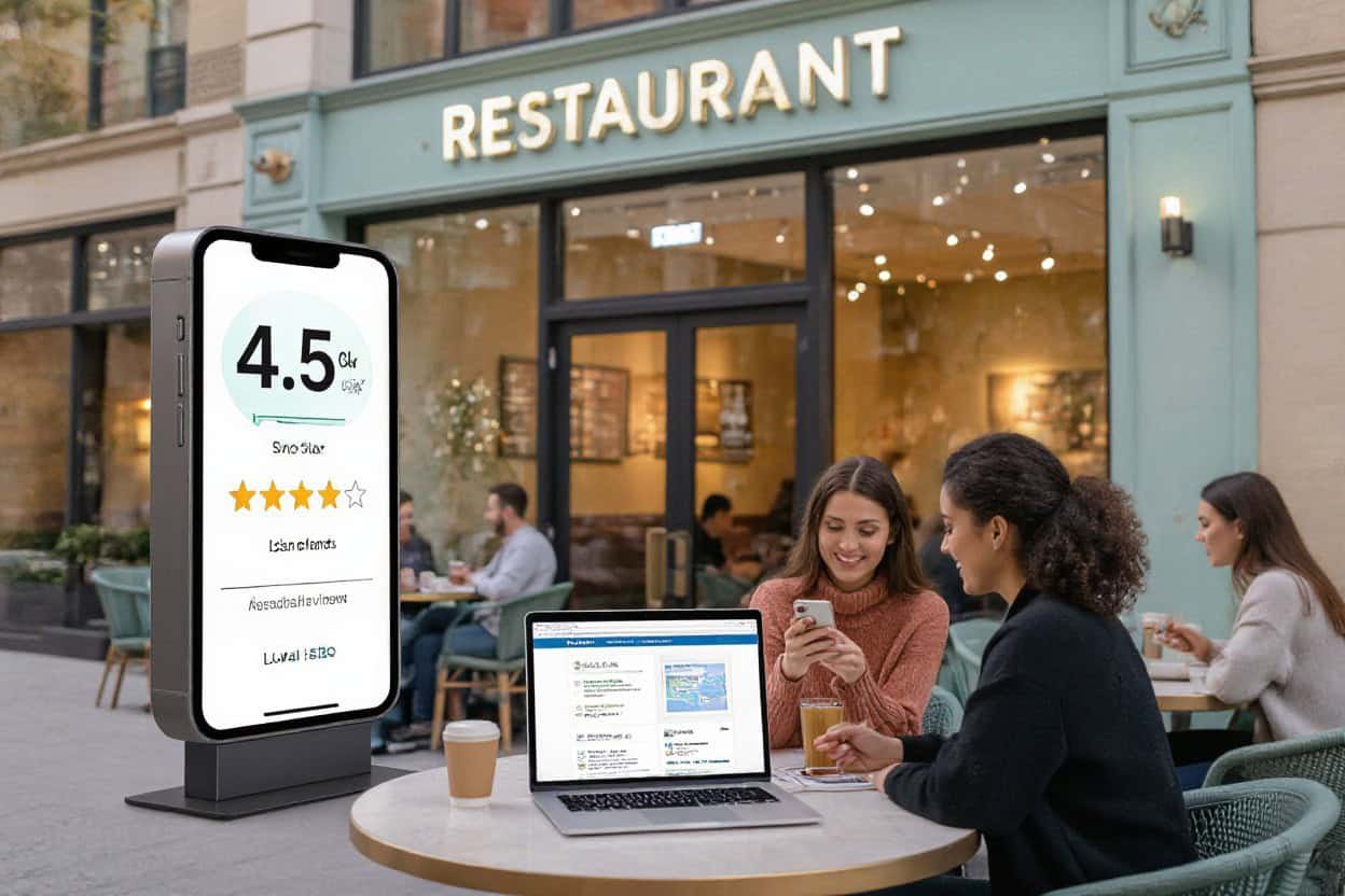 Managing online reviews to improve local SEO rankings, boost Google Maps visibility, and increase AI search presence with Droved.