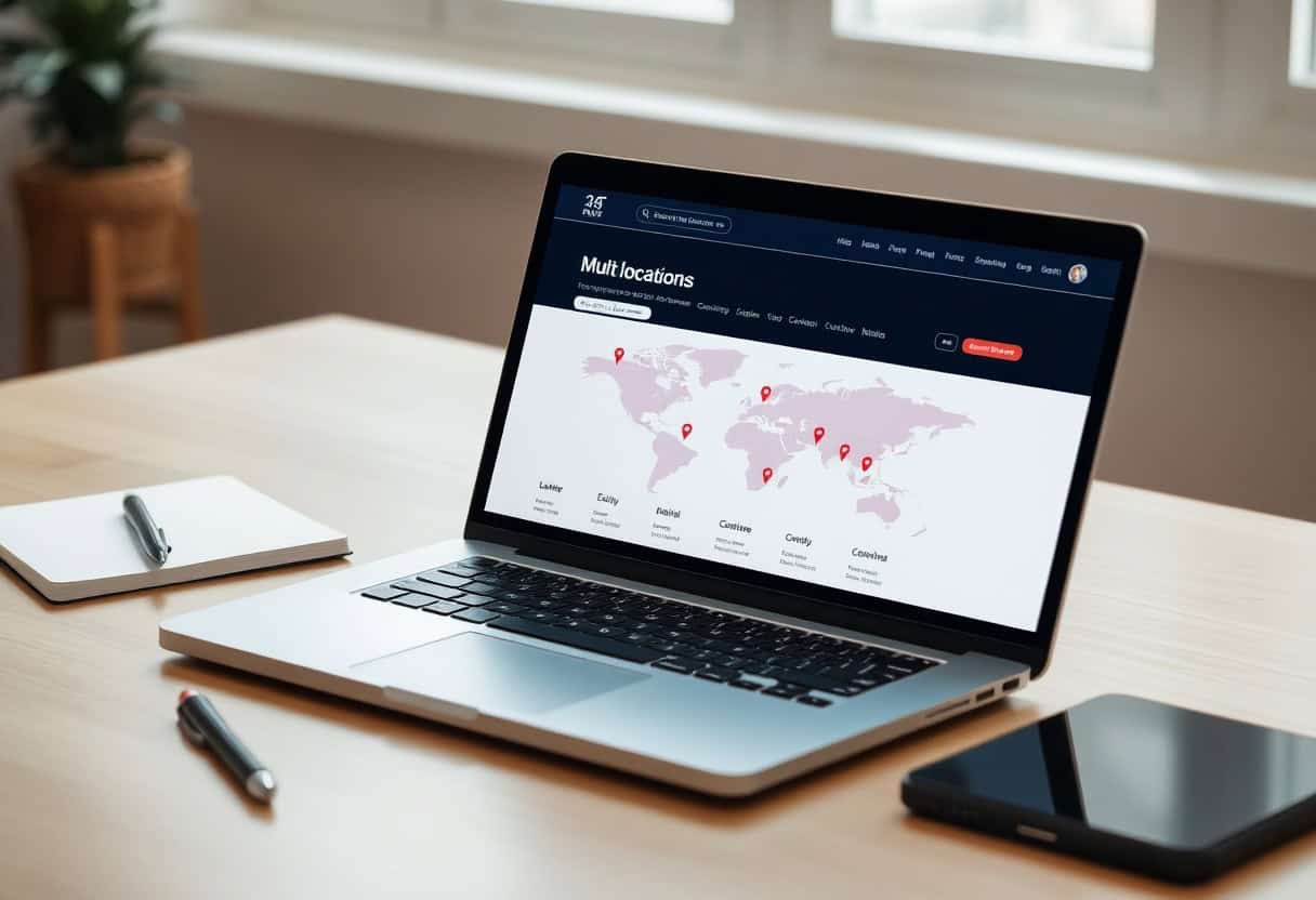 Structuring websites for businesses with multiple locations to boost local SEO rankings, Google Maps visibility, and AI search optimization with Droved.