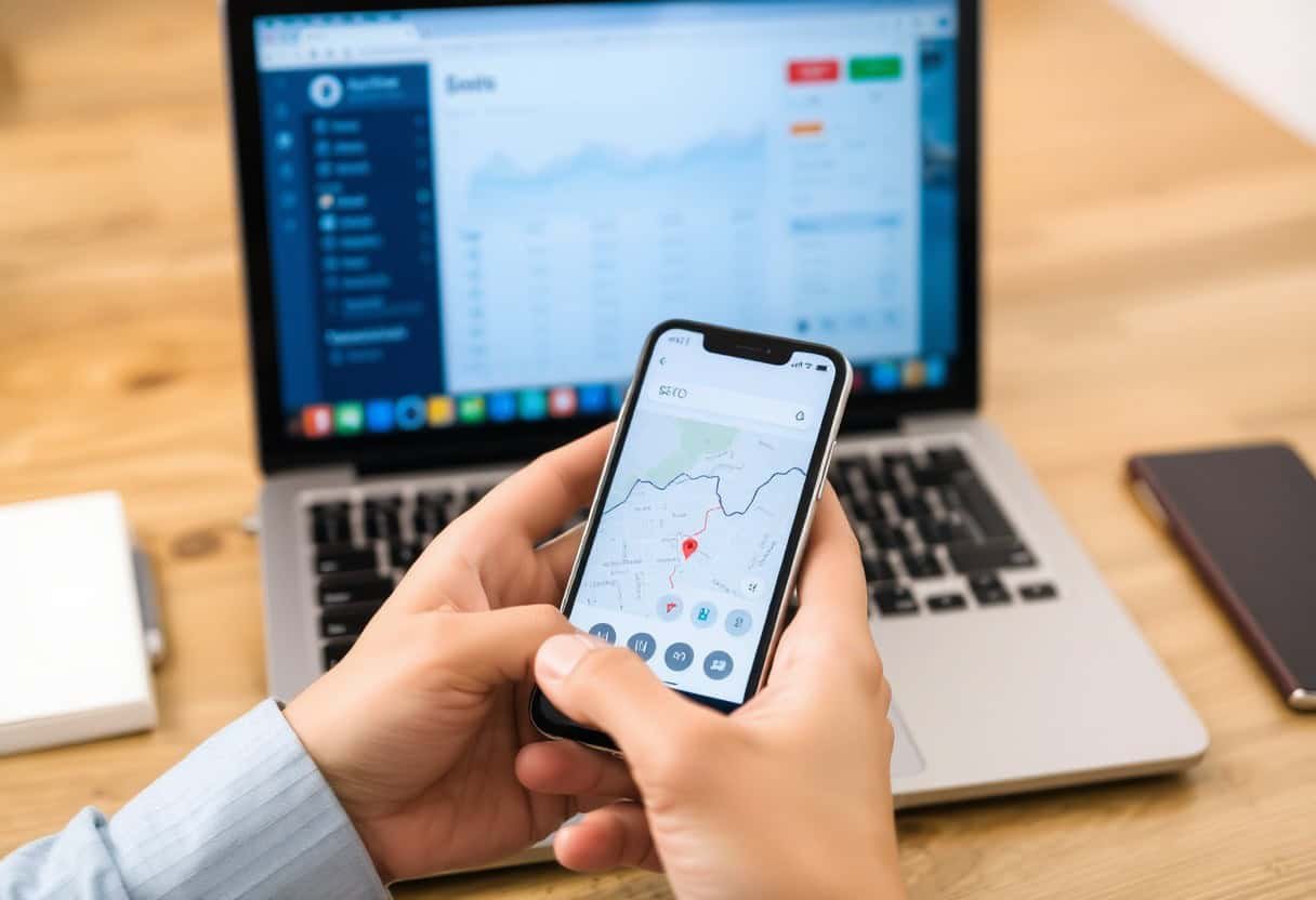 Local SEO analytics from Droved measuring reviews, CTR, and visibility across multiple business locations