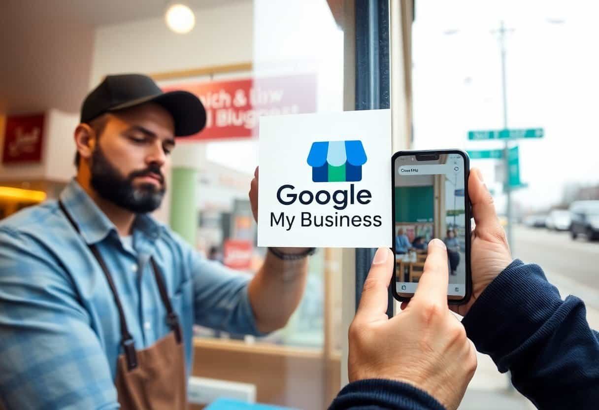 Google My Business local SEO optimization for small businesses and AI search strategies.